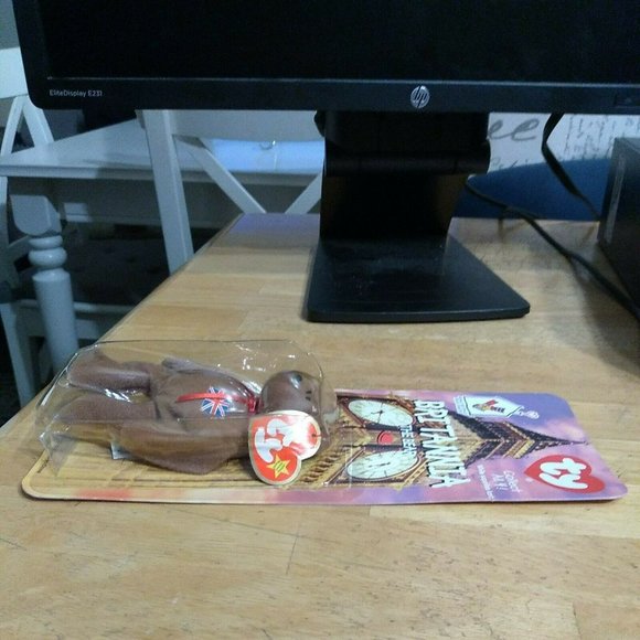 BRITANNIA BEANIES BABY BEAR TY MCDONALD'S RARE 1993 - Picture 6 of 8